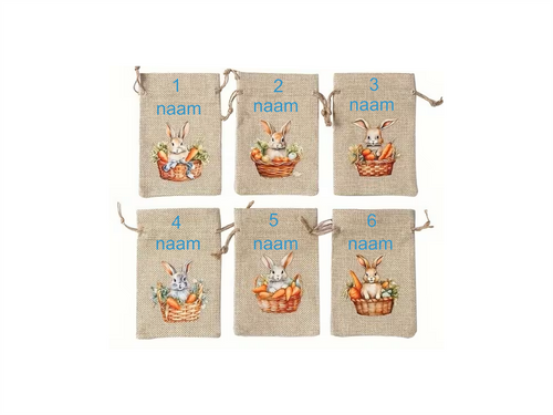 Gepersonaliseerd Paaszakje – Bunny Edition