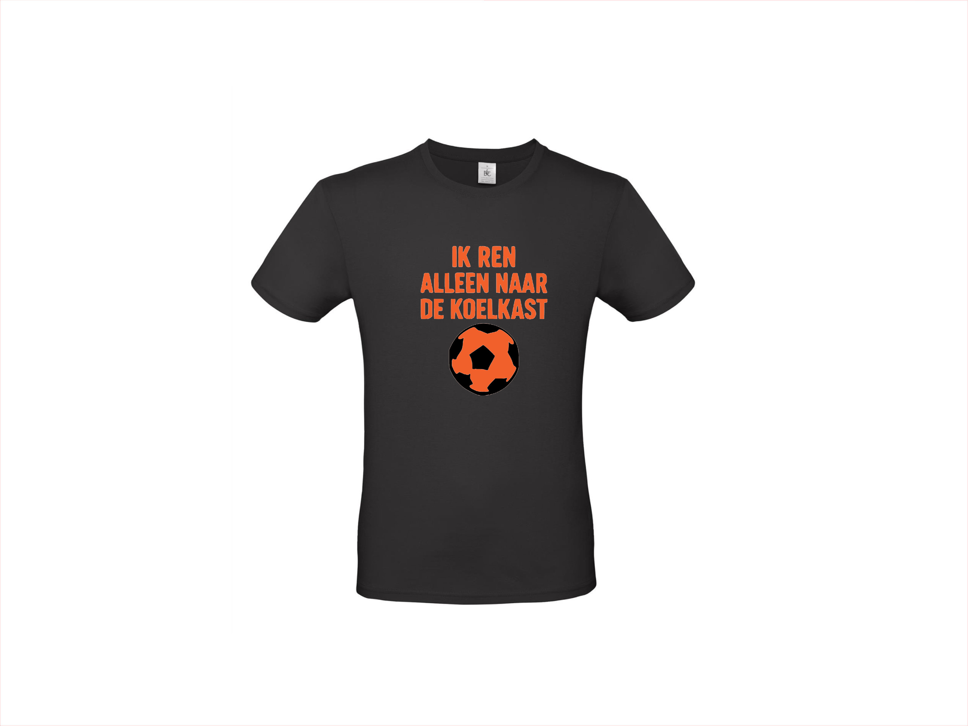 T-shirt met korte mouwen: Ik ren alleen naar de koelkast