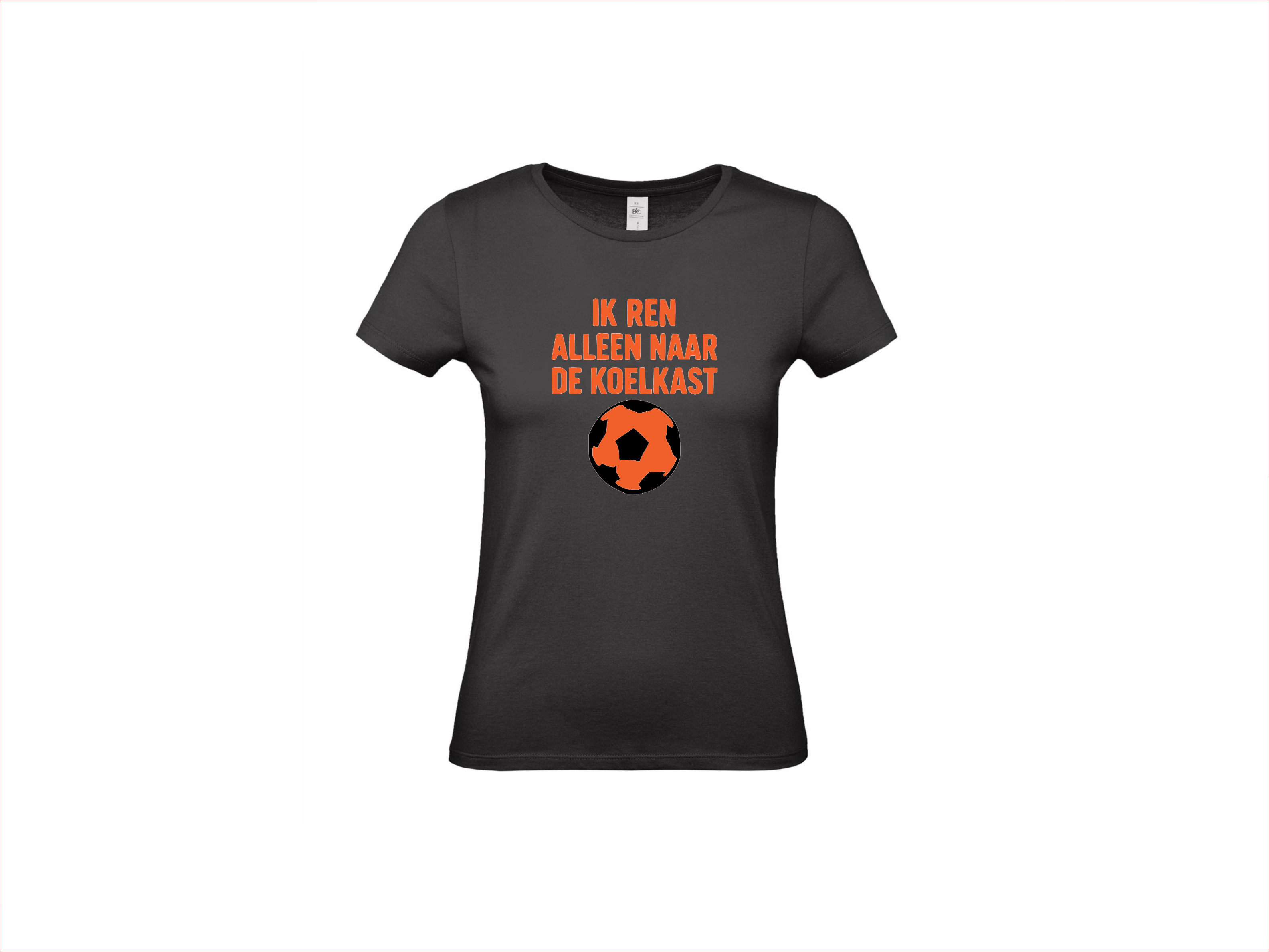 T-shirt met korte mouwen: Ik ren alleen naar de koelkast