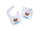 Gepersonaliseerd Baby Slabbetje met Naam 🤍