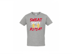 T-shirt 💪 Sweat, Smile and Repeat – Voor de echte doorzetter!