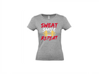 T-shirt 💪 Sweat, Smile and Repeat – Voor de echte doorzetter!