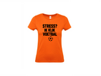 T-shirt met korte mouwen: Stress? ik kijk voetbal