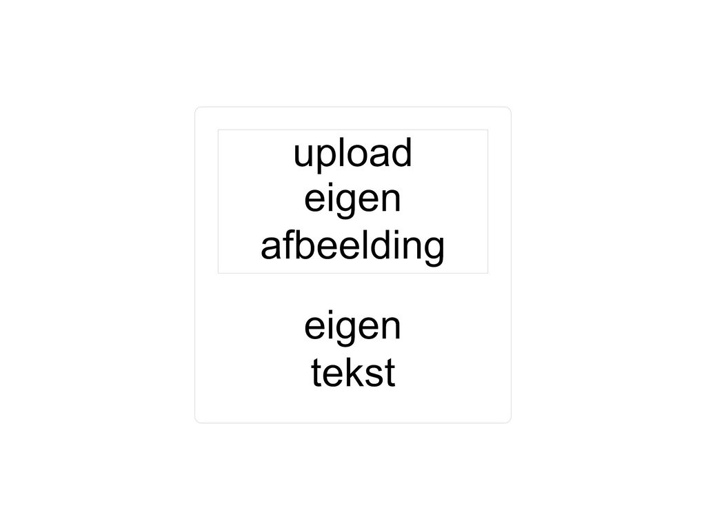 tegeltje - met eigen afbeelding
