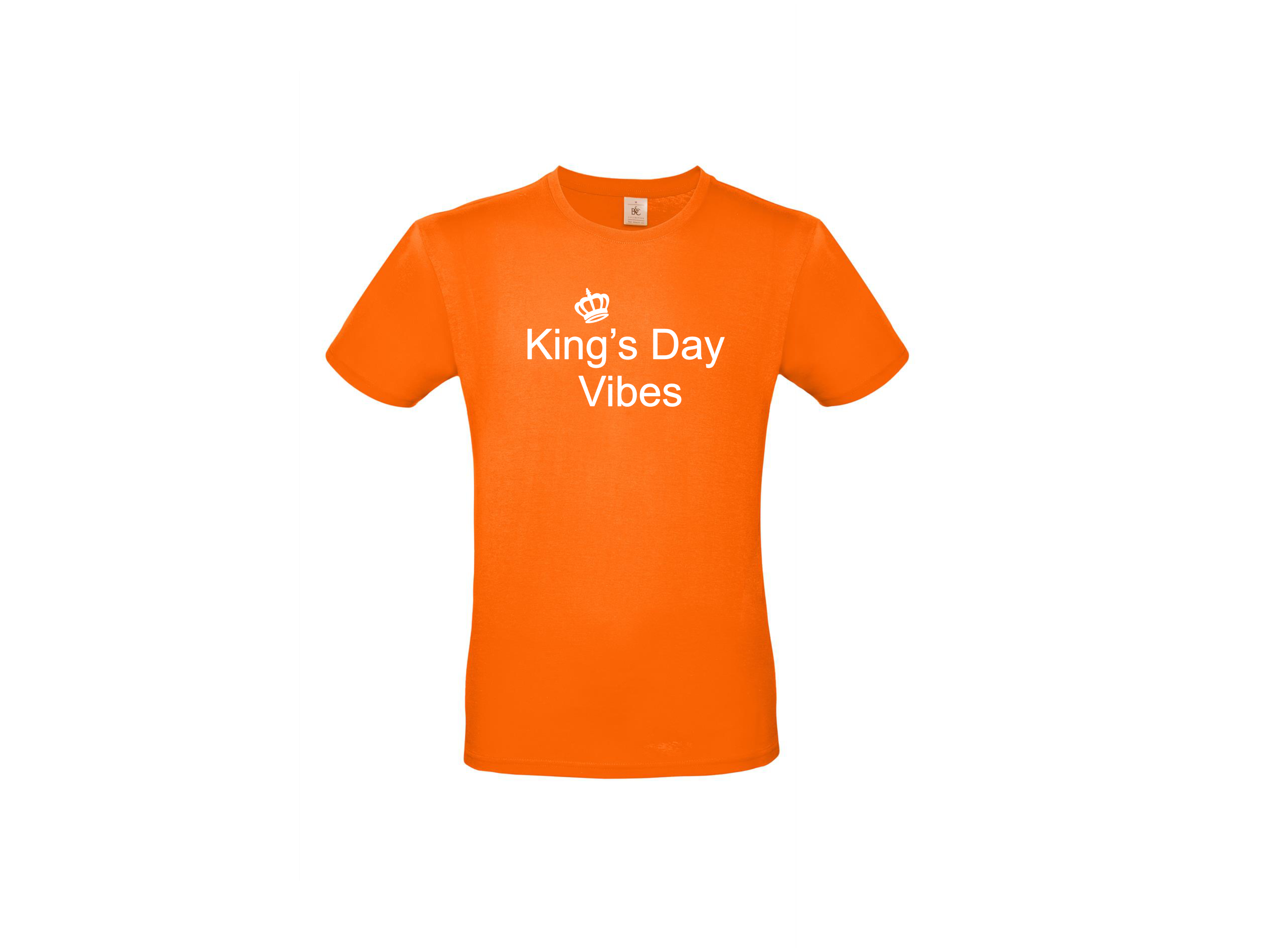 T-shirt met korte mouwen King’s Day Vibes – Het perfecte Koningsdagshirt!👑