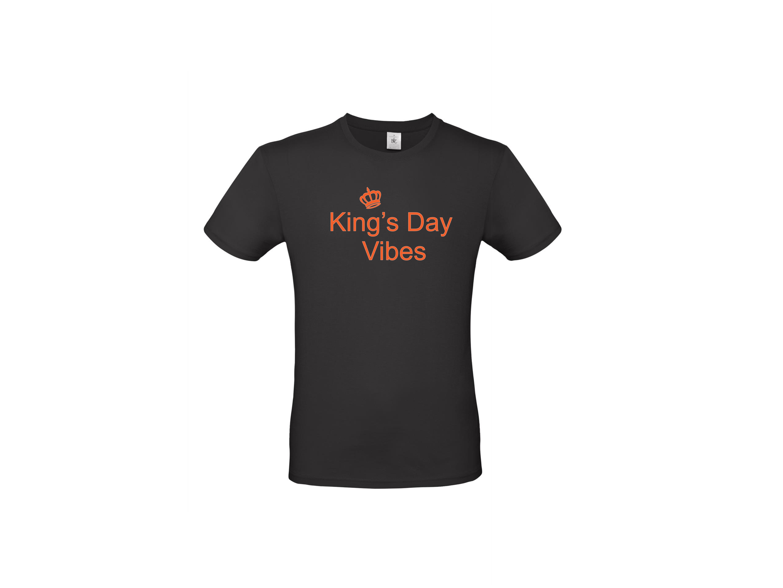 T-shirt met korte mouwen King’s Day Vibes – Het perfecte Koningsdagshirt!👑