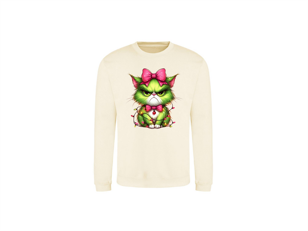 Grumpy Xmas Cat Sweater – Perfect voor jouw kerst-mood"