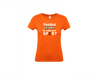 T-shirt met korte mouwen: Voetbal kijken is ook een sport
