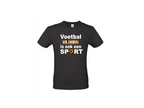 T-shirt met korte mouwen: Voetbal kijken is ook een sport