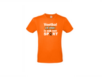 T-shirt met korte mouwen: Voetbal kijken is ook een sport