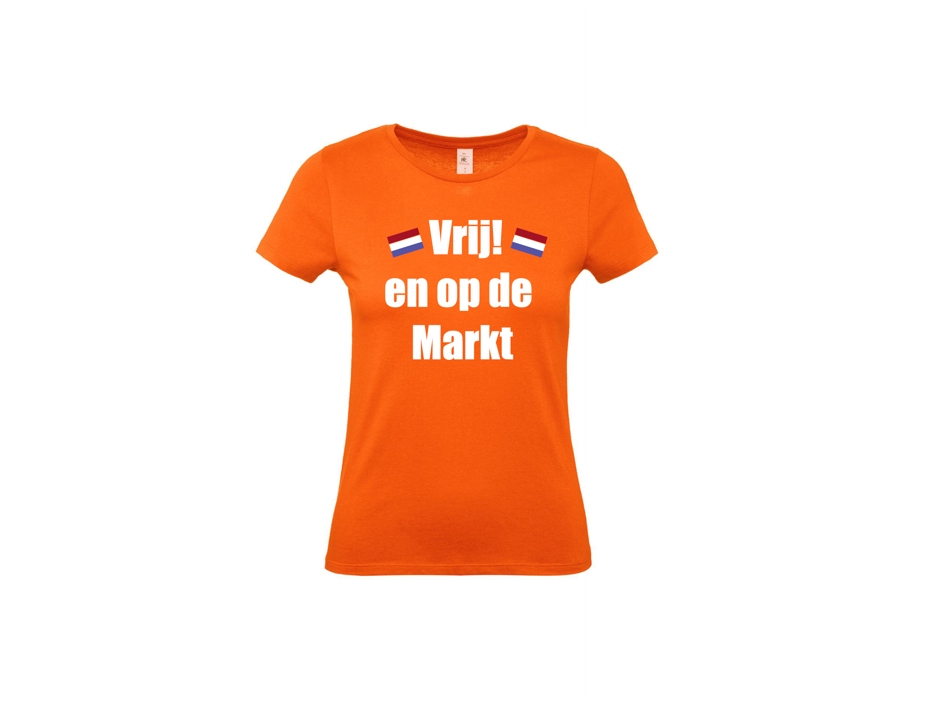 T-shirt: Vrij en op de markt