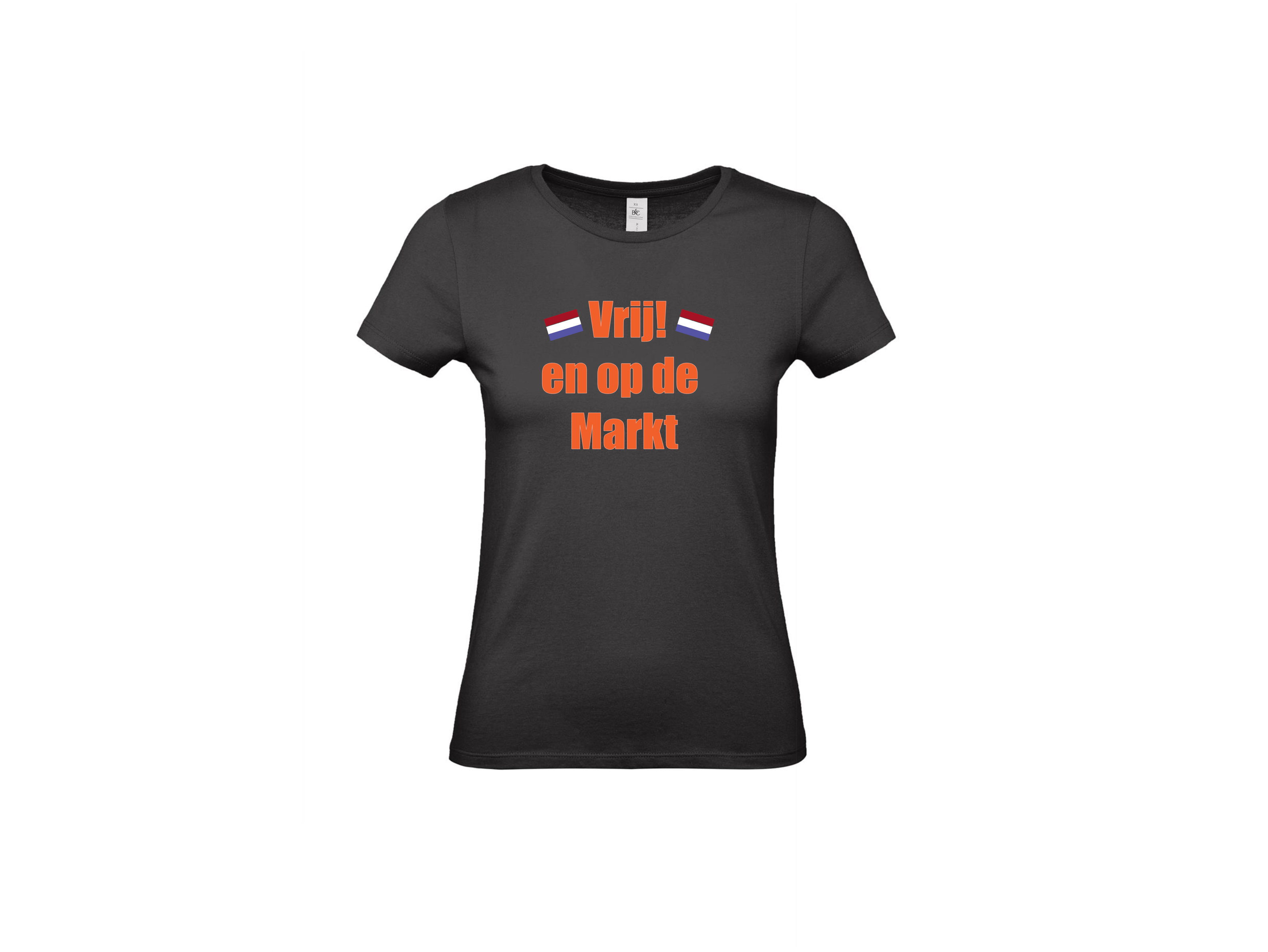 T-shirt: Vrij en op de markt