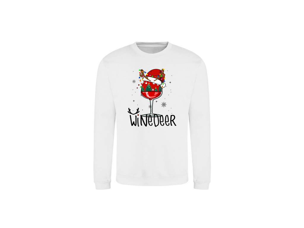 Sweater WineDeer – Omdat Kerst Altijd Beter Is met Wijn