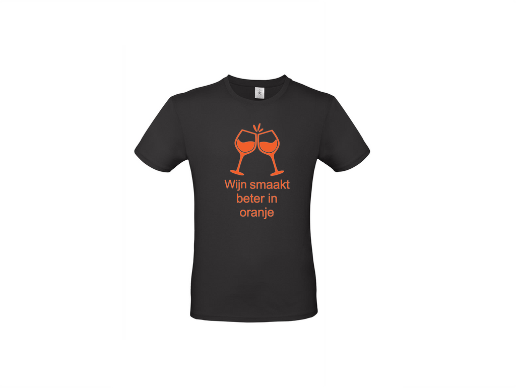 T-shirt met korte mouwen Proost in Oranje!