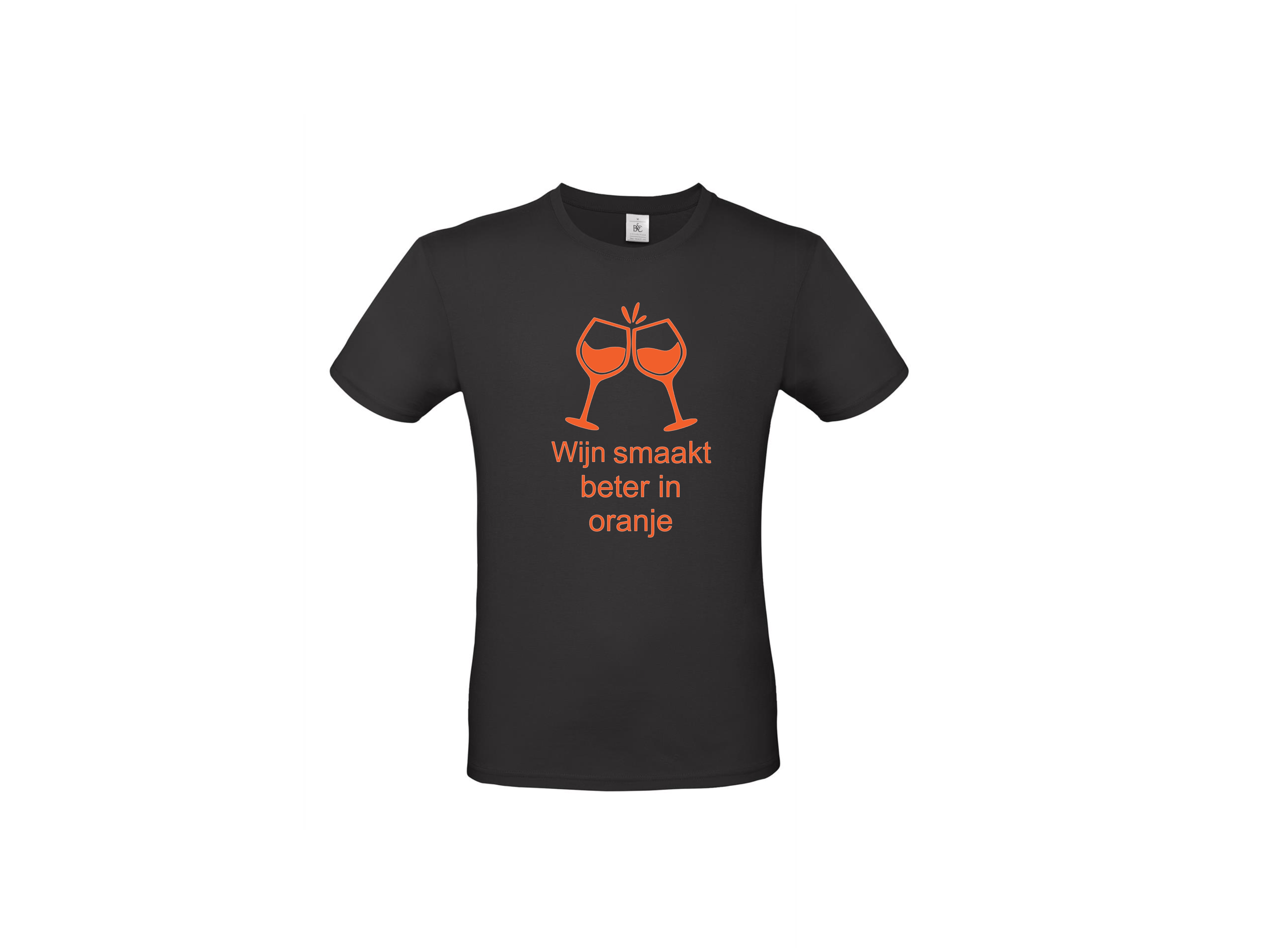 T-shirt met korte mouwen Proost in Oranje!