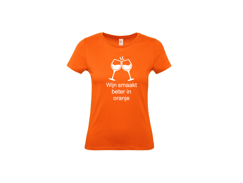 T-shirt met korte mouwen Proost in Oranje!