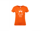 T-shirt met korte mouwen Proost in Oranje!