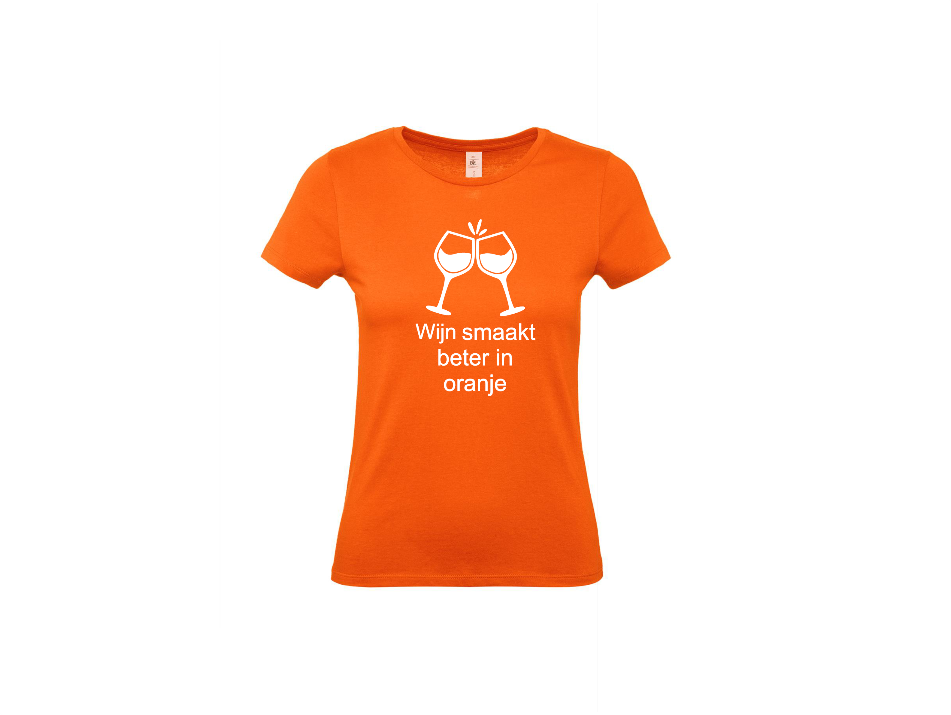 T-shirt met korte mouwen Proost in Oranje!