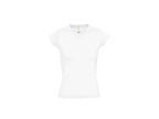 T-shirt dames met V-hals eigen Design
