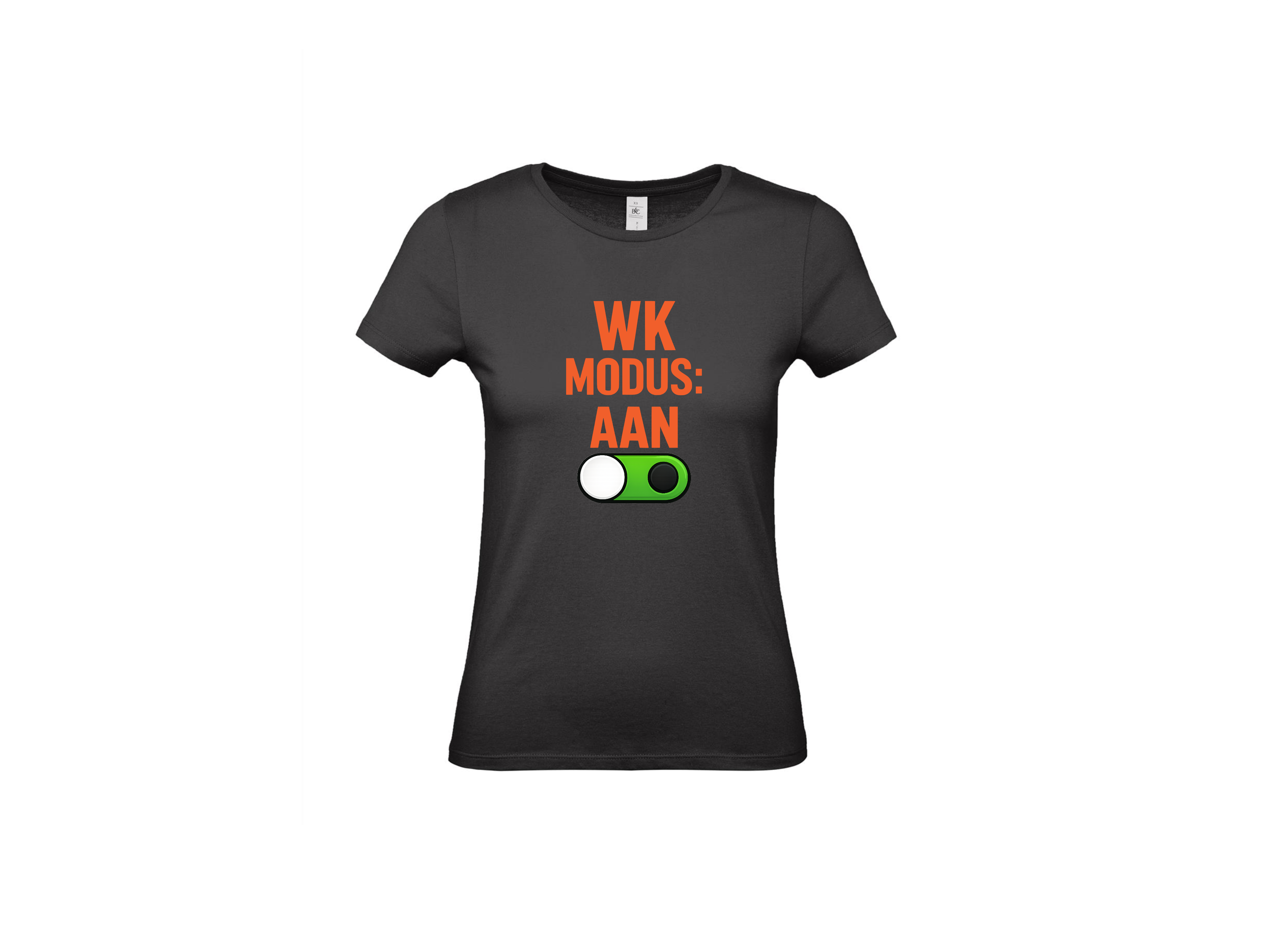 T-shirt met korte mouwen: WK-modus aan