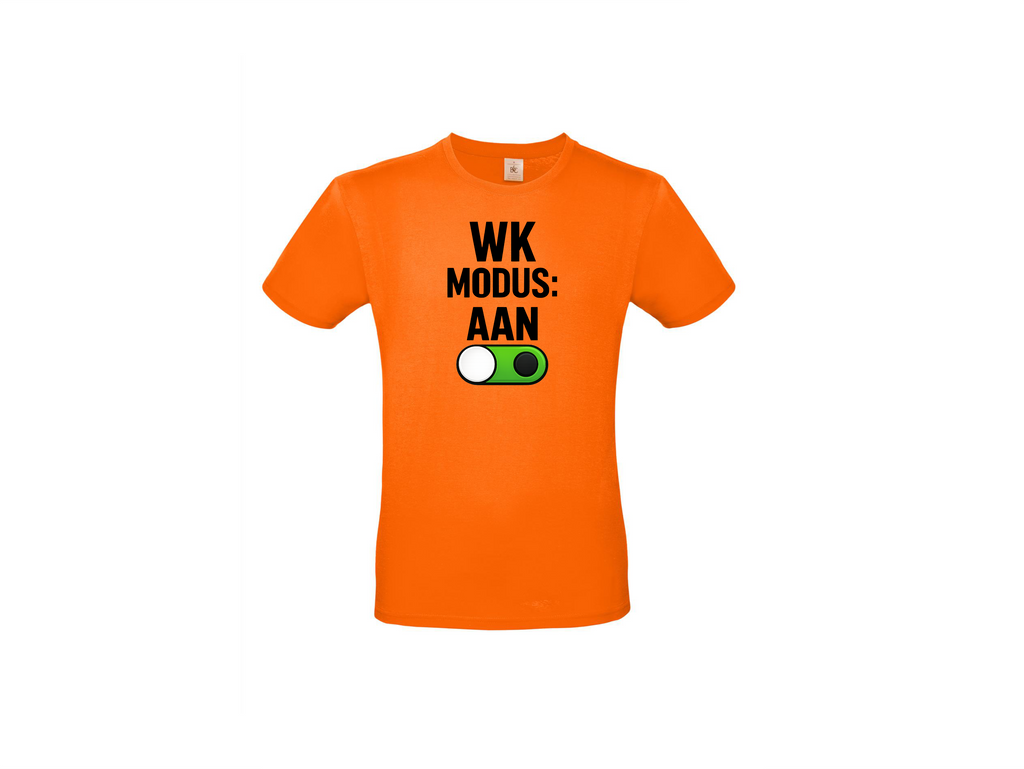 T-shirt met korte mouwen: WK-modus aan