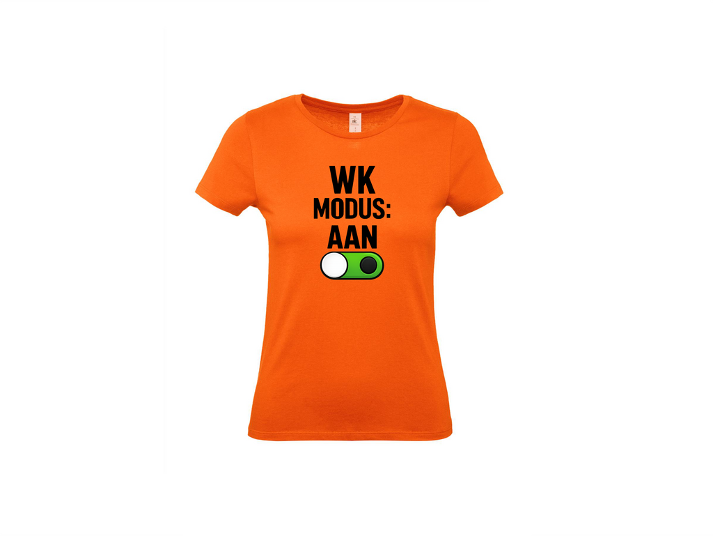 T-shirt met korte mouwen: WK-modus aan