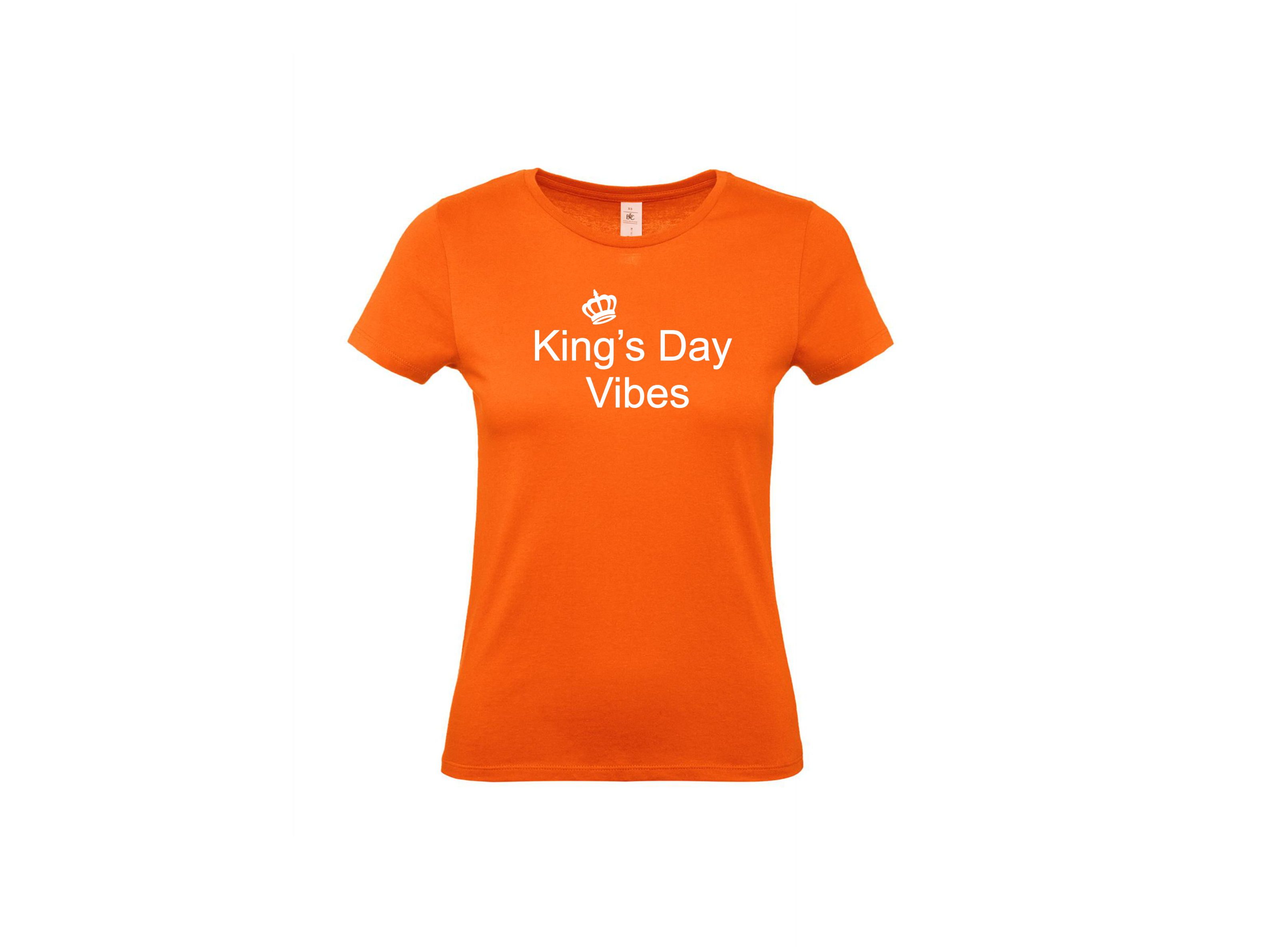 T-shirt met korte mouwen King’s Day Vibes – Het perfecte Koningsdagshirt!👑
