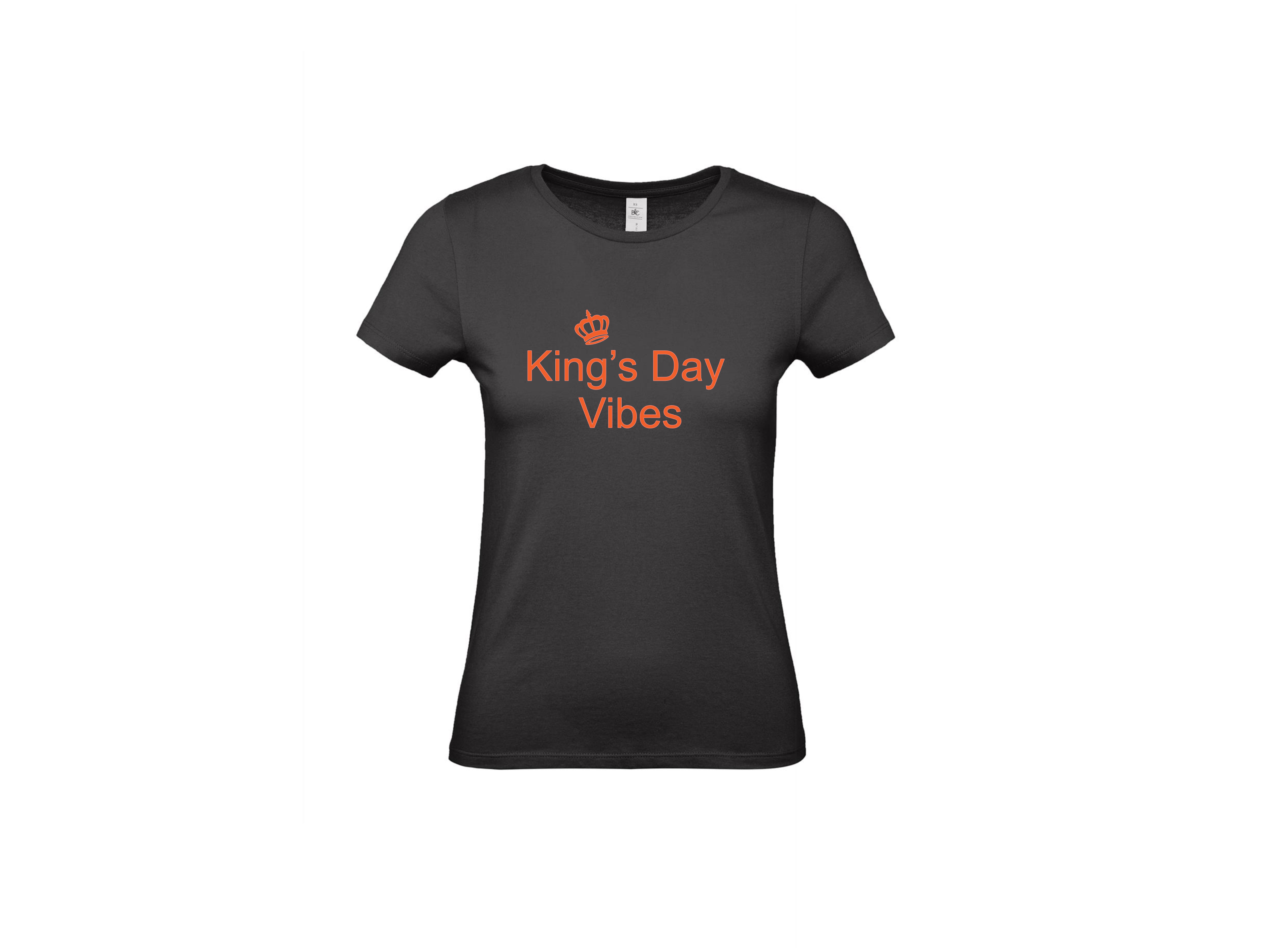 T-shirt met korte mouwen King’s Day Vibes – Het perfecte Koningsdagshirt!👑